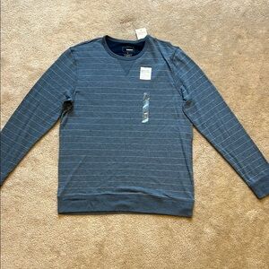 Men's Sonoma Blue Striped Long Sleeve Shirt
